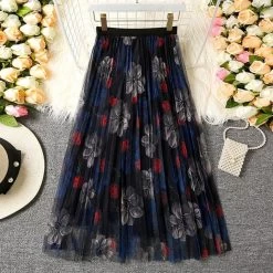 Rock Queen Farfhy (3 Farben) -Modebekleidungs Geschäft v Blue 1956109103