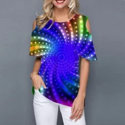 T-Shirt Queen Phalmer (Mehrere Farben) -Modebekleidungs Geschäft v Blue 642843074