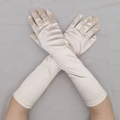 Handschuhe Queen Duva (15 Farben) -Modebekleidungs Geschäft v C champagne 1459228470