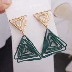 Ohrstecker Queen Tringles (3 Farben) 11 Ohrstecker Queen Tringles (3 Farben) -Modebekleidungs Geschäft v EK4613 138764011