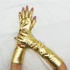 Handschuhe Queen Eddana (4 Farben) -Modebekleidungs Geschäft v Gold 1673089905