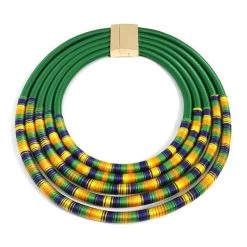 Kropfband Queen Inwara (6 Farben) -Modebekleidungs Geschäft v Green Necklace 1610479129