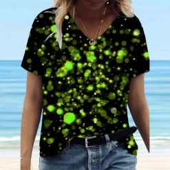 T-Shirt Queen Brylla (Mehrere Farben) -Modebekleidungs Geschäft v Green 1068271547