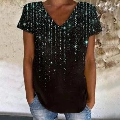 T-Shirt Queen Sthelar (3 Farben) 11 T-Shirt Queen Sthelar (3 Farben) -Modebekleidungs Geschäft v Green 1802534078