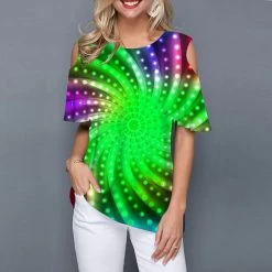 T-Shirt Queen Phalmer (Mehrere Farben) -Modebekleidungs Geschäft v Green 1428689431