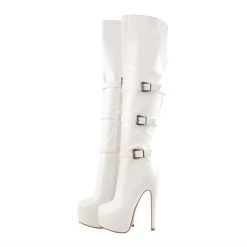 Stiefel Queen Khasyan (Mattweiß)