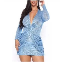 Vintage Kleid Queen Macca (2 Farben) -Modebekleidungs Geschäft v Light Blue 1004835587