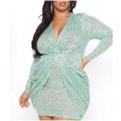 Vintage Kleid Queen Macca (2 Farben) -Modebekleidungs Geschäft v Light Green 1684680316