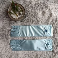 Handschuhe Queen Millana (8 Farben) -Modebekleidungs Geschäft v Light blue 1399225068