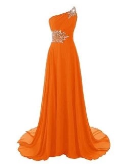Abendkleid Queen Fabbia (7 Farben) -Modebekleidungs Geschäft v Orange 1854043041