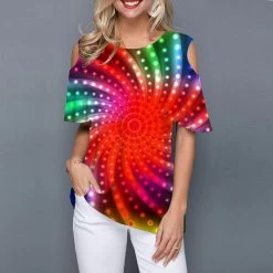 T-Shirt Queen Phalmer (Mehrere Farben) -Modebekleidungs Geschäft v Red 1750716112