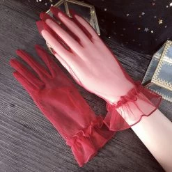 Handschuhe Drag Sadat (5 Farben) -Modebekleidungs Geschäft v Red 217017379