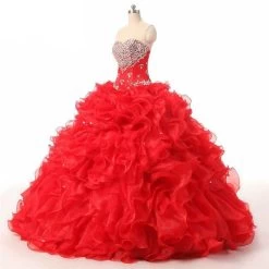 Abendkleid Queen Shasa -Modebekleidungs Geschäft v Rot 1753030035