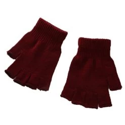 Handschuhe Queen Lyga (8 Farben) -Modebekleidungs Geschäft v Wine Red 1029436045