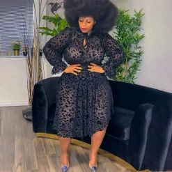 Vintage Kleid Queen Devilessa -Modebekleidungs Geschäft v black 1555950284