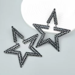 Ohrstecker Queen Lizzerina (4 Farben) -Modebekleidungs Geschäft v black 1966488515