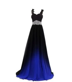 Abendkleid Queen Damma (2 Farben) -Modebekleidungs Geschäft v black blue 1377531288