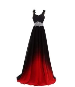 Abendkleid Queen Damma (2 Farben) -Modebekleidungs Geschäft v black red 1840644381