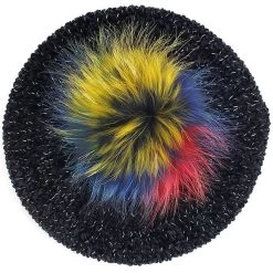 Baskenmütze Queen Standford (5 Farben) -Modebekleidungs Geschäft v black silver C 498789174