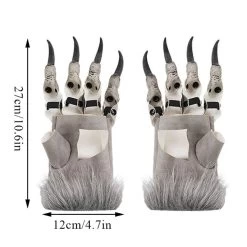 Handschuhe Queen Alfh (2 Farben) -Modebekleidungs Geschäft v grey 1639363286