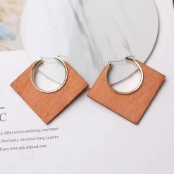 Ohrstecker Queen Lumbois (4 Farben) 12 Ohrstecker Queen Lumbois (4 Farben) -Modebekleidungs Geschäft v light brown 578799694