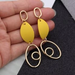 Ohrstecker Queen Bipack (5 Farben) -Modebekleidungs Geschäft v yellow EK4229 429287567