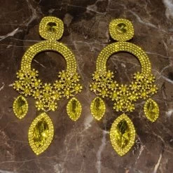 Ohrstecker Queen Novinnea (5 Farben) -Modebekleidungs Geschäft v yellow 885073225